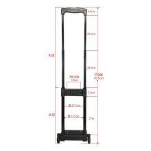 Factory Customized Toolbox and Backpack Pull Rod Three Sections Telescopic Belt Wheels Quiet and Wear-resistant thumbnail-4