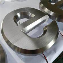 3D Brushed Stainless Steel Jeep Letters Backlit Acrylic Light Up Led Luminous Alphabet Letter Sign thumbnail-3