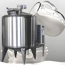 Horizontal Direct Cooling Milk Storage Tank for Milk Industry Dairy Processing Machine thumbnail-4