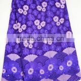 2016 latest design african lace fabric swiss voile J556-1