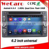 Wecaro 6.2" WC-2U6008 Android 4.4.4 car stereo 2 din multimedia navigation system radio gps 1080p