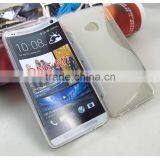 S-line Tpu Soft Cell Phone Case For HTC M7/one/ Htc One