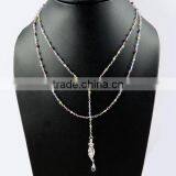 Love Victory !! Multi Stones 925 Sterling Silver Necklace, Silver Jewellery, 925 Silver Jewellery thumbnail-2