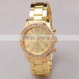 2015 Hot Selling Lady Fancy Gold Watch