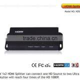 1 in 2 Out HDMI Audio Video Amplifier Splitter With 3D 4kx2k thumbnail-1