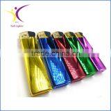 Solid Color Plating Gold Safety Cap Cigarette Lighter