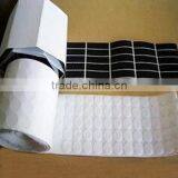 Round Dot Double Side Hook and Loop Back With Gule