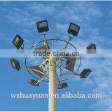 25m 30m and 35m High Mast Flood Lighting Q235 Q345 Steel Pole thumbnail-3