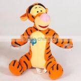 Tiger Type and Plush,Plush ,PP Cotton stuffing Material vivid giant wild white tiger plush toys