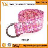 Newest Style Fashion Trousers Cotton Webbing Waistband Hot Sale Women Belt