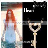 Love Heart Cubic Zirconia Best Selling 2016 18k Gold Plated Jewelry Set thumbnail-2