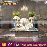 Iron Fram Wedding Table,glass Dining Table for Wedding thumbnail-4