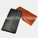 2016 Design Phone Cover Weave Leather Phone Case for IPhone 6s Plus Slot Card Case thumbnail-3