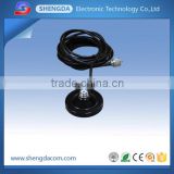 Diameter 90mm strong magnetic base mount for vehicle two-way radio communication with cable RG58U connector PL259 SD150A