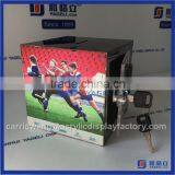 China Yageli Decorative Money Donation Box / Acrylic Donation Box With Lock & Printing thumbnail-3