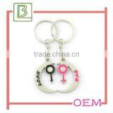 Sexy Metal Plate Pattern Keychain Wedding Favors thumbnail-1