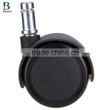 2015 Cheap Good 50mm Nylon PU Waterproof Double Swivel Office Chair Caster Wheels thumbnail-3