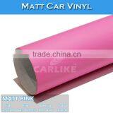 SINO CAR STICKER Inexpensive Pink Matt Wrap Sticker Car Vinyl Paper