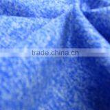 Velvet Fabric Deep Brilliant Blue Mix White Nylon Terylene Co-mingled Yarn Polyester Interlock Fabric thumbnail-4