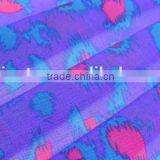 Blue Red Mesh Spandex Nylon 4070 Elastic Print Fabric Used Clothing thumbnail-4