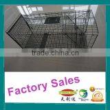 Professional Collapsible Feral Dog Trap Cage 110x44x48.5cm(LxWxH)---TLD2018