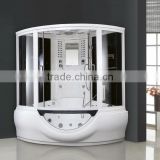 Y840 2 person indoor portable shower room with foot spa