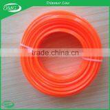 Orange Color 4.0mm x 15M Nylon Grass Trimmer Line