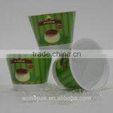 200ml IML Milk Jelly Pudding Plastic Cup