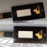 Best Selling Plastic Card Usb Flash Drive 2gb With Color Printing Logo