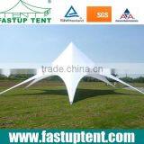 Alumium Pole Star Shape Tent for Farden or Park Shade Use With White PVC Fabric thumbnail-3