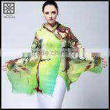 New Design 100% Silk Digital Printed Scarf thumbnail-2