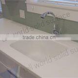 Solid Surface Simple Wash Basin Franke Sink Kitchen Solid Surface Lowes Bathroom Countertops Solid Surface Sink thumbnail-4