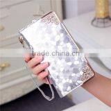 Elegant PU Leather Woman Bling Wallet Laides Latest Handbag Purse thumbnail-6