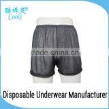 Mens Boxer Shorts Wholesale Mens Boxer Shorts Disposable TC Cotton Cheap Boxer Shorts for Sauna, Travel, Camping, Medical thumbnail-1