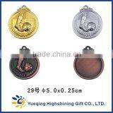 Cheap gold silver bronze sports factory directly sale metal medallion craft badge award football medal