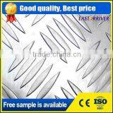 0.1~5mm Embossed Aluminum Sheet Five Bars