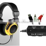 2.1 vibration gaming headset for Xbox one/PS4/PS3/XBOX360/PC foldable, detachable microphone