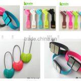 Best Selling Promotional Gift ABS Multi 2 in 1 USB Data Cable 7cm Short Keychain USB Cable Charger thumbnail-5