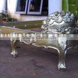 Finished Furniture - Hand Carved Bed With Maryana Color - Furniture Indonesia