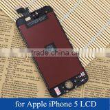 Grade AAA 1 Year Warranty 100% Test for LCD IPhone 5 Display With Touch Screen Digitizer Assembly Replacement, for Iphone 5 LCD