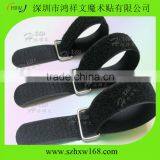 100% Nylon Fastener Hook and Loop Cinch Strap Cable Wrap for Wire Management