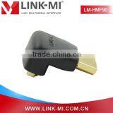 LM-HMF90 90 Degree HDMI1,4 Version HDMI Male to HDMI Female Adapter For LCD TV/Set-top Box/Camera thumbnail-2