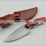 OEM Outdoor Hunting Knife with Wood Handle