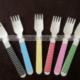 Perfect stix chevron spoon fork decorative party use wholesale hotsale