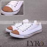 Man Shoes Summer 2015 Causal Shoes Supplies of Men Shoes Lots White Canvas Vulcanized Shoes thumbnail-1