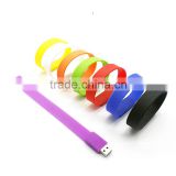 Wholesale Cheap Price Bulk Silicone USB Flash Drive Bracelet Free Sample