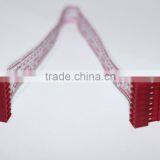 KSM Electrical Cable Assemble Custom Flat Ribbon Cable Assembly With Micro Match 1.27mm Red IDC Socket and Red IDC Socket thumbnail-6