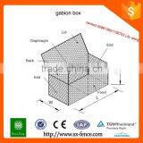 Hot Dipped Galvanized PVC Coated Gabion Mesh Box