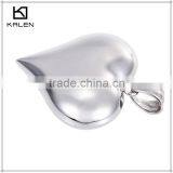 Lady Love Shape Shiny Stainless Steel Broken Heart Pendant Jewelry thumbnail-2