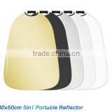 HPUSN 55x80cm 5 in 1 Portable Collapsible Light Photography Reflector for Studio Multi Photo thumbnail-2